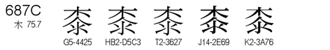 U+687C